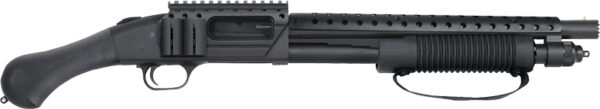 MOSSBERG 590 SHOCKWAVE SPX - 12GA 3" 6RD W/BREACHER BLUED — view 1