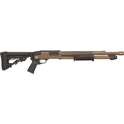 590R 12 GAUGE 18.5'' BBL 7 ROUND BLACK W/PICATINNY RAIL FDE — view 1