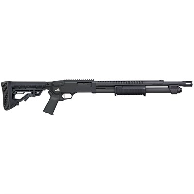 590R 12 GAUGE 18.5'' BBL 7 ROUND BLACK W/PICATINNY RAIL BLACK — view 1