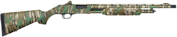 Mossberg 54342 500 Turkey 20 Gauge 5+1 3" 20", Mossy Oak Greenleaf, Optic Cut Rec, Synthetic Furniture, Fiber Optic Front Sight, X-Factor Ported Choke, Includes Holosun Red Dot — view 1