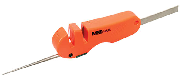 AccuSharp 028C 4-in-1 Sharpener Hand Held Coarse Tungsten Sharpener Orange — view 1