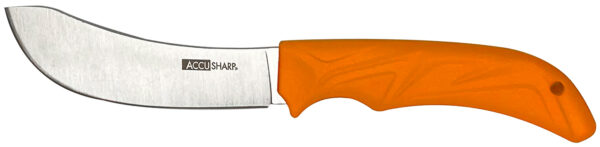 AccuSharp 732C Butcher  4" Fixed Butcher Plain Stainless Steel Blade/Blaze Orange Ergonomic Anti-Slip Rubber Handle — view 1