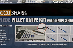 ACCUSHARP 6-PIECE FILLET KNIFE - KIT W/SHARPENER & ZIP CASE — view 2