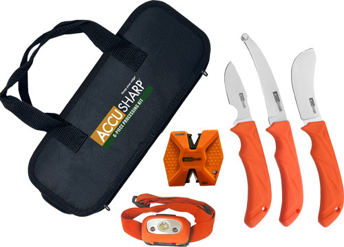 ACCUSHARP 6-PIECE PROCESSING - KIT W/SHARPENER & HEADLAMP — view 1