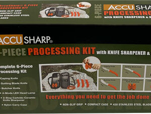 ACCUSHARP 6-PIECE PROCESSING - KIT W/SHARPENER & HEADLAMP — view 2