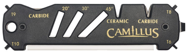 Camillus 19224 Glide Sharpener Carbide/Ceramic Sharpener Black — view 1