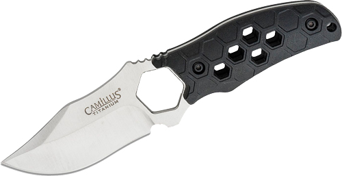 CAMILLUS COMB FIXED BLADE - 3.5" SS BLADE HONEYCOMB BLACK — view 1
