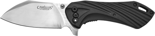 CAMILLUS CHUNK FOLDING CLEAVER - 7.25" OAL STAINLESS/BLACK — view 1