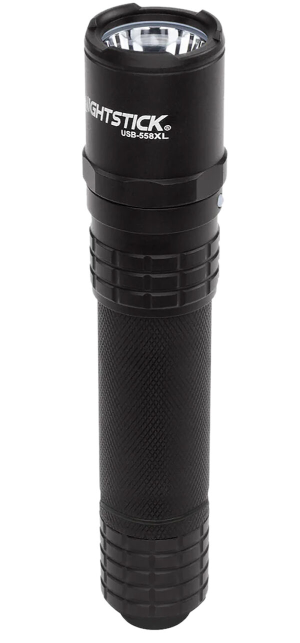 Nightstick USB558XL USB Tactical Flashlight  Black Anodized 125/450/1100 Lumens White LED — view 1
