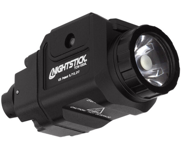 Nightstick TCM550XL Compact Weapon-Mounted Light  Black Anodized 550 Lumens White LED — view 1