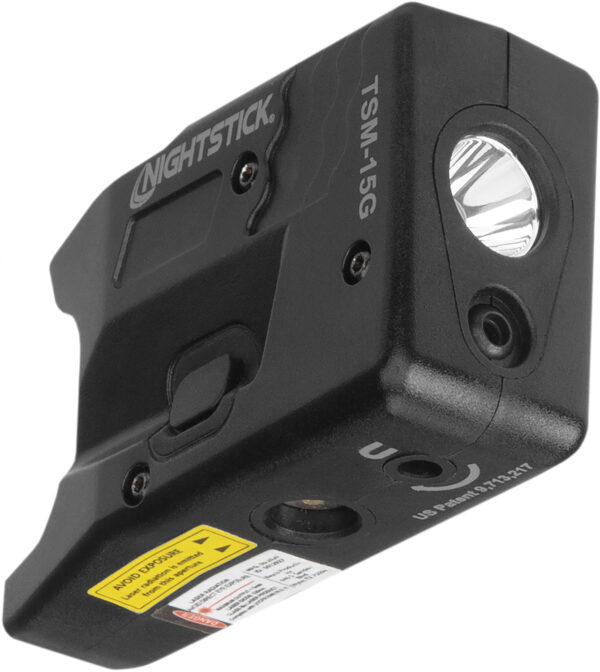 Nightstick TSM15G Light with Green laser for S&W M&P Shield/Shield Plus  Black 150 Lumens White LED — view 1