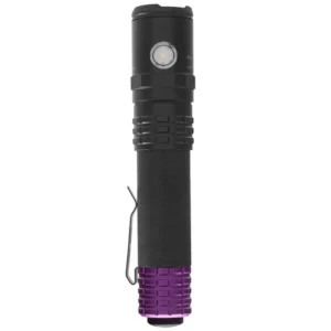 NIGHTSTICK USB DUAL-LIGHT FLASHLIGHT - WHITE SPOT/UV FLOOD - LI-ION - BLACK