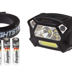 NIGHTSTICK REACT DUAL-LIGHT HEADLAMP W/MOTION SENSING ACT- (3)AAA - BLACK