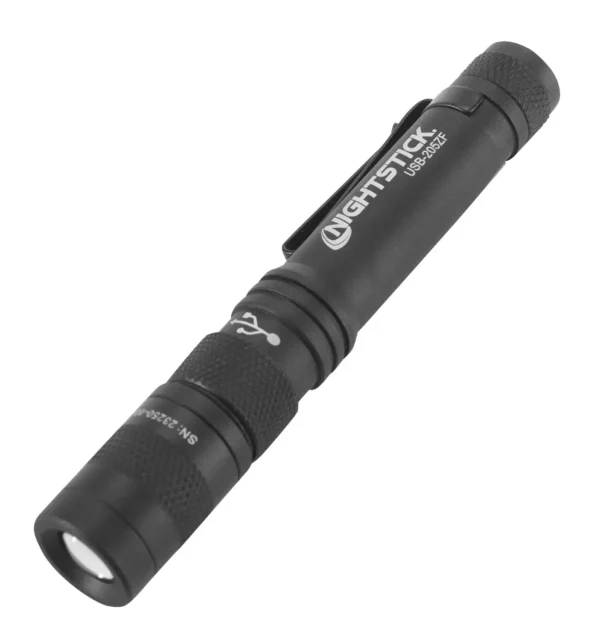 NIGHTSTICK METAL USB ZOOM FOCUS FLASHLIGHT LI-ION - BLACK — view 1