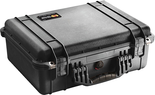 Pelican 1520000110 Protector Case Black Polypropylene Holds Handgun — view 1