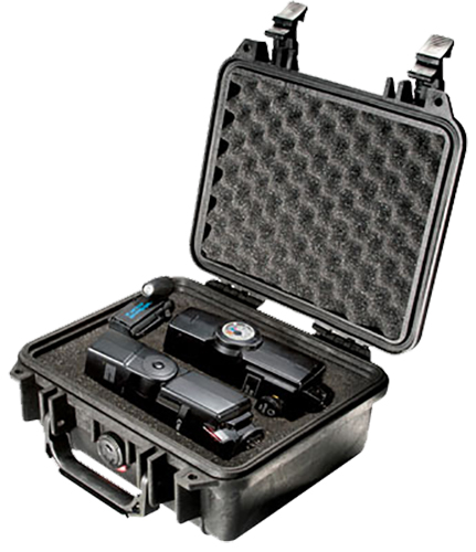 Pelican 1200000110 Protector Case Black Polypropylene Holds Handgun — view 1