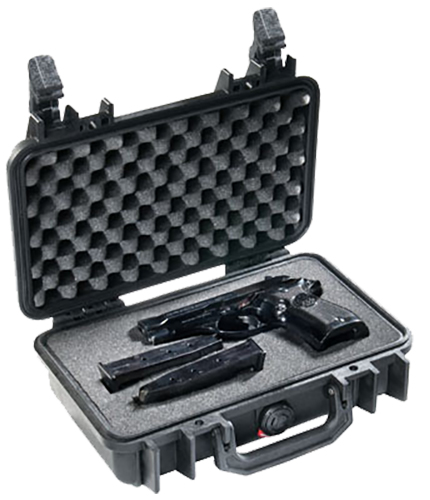 Pelican 1170000110 Protector Case Black Polypropylene Holds Handgun — view 1