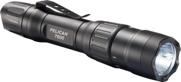 Pelican 7600 Tactical Flashlight  Black Anodized  37/479/944 Lumens White/Red/Green LED — view 1