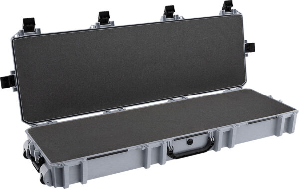 Pelican VCV8000000GRY Vault Double Rifle Case 53" Gray Polyethylene Foam Weather Resistant — view 1