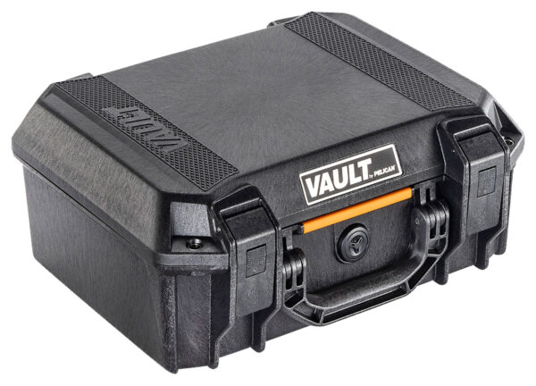 Pelican VCV200 Vault Case Medium Black Polymer Holds 2 Handguns — view 1