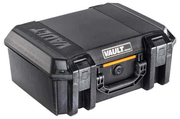 Pelican VCV300 Vault Case Large Black Polymer Holds 2 Handguns — view 1