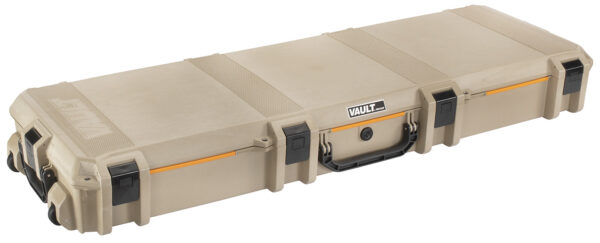 Pelican VCV800 Vault Double Rifle Case 53" Tan Polymer Foam Padding — view 1