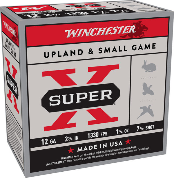 Winchester Ammo X127 Super X Game Load High Brass 12Gauge 2.75" 1 1/4oz 7.5Shot 25 Per Box/10 Case — view 1