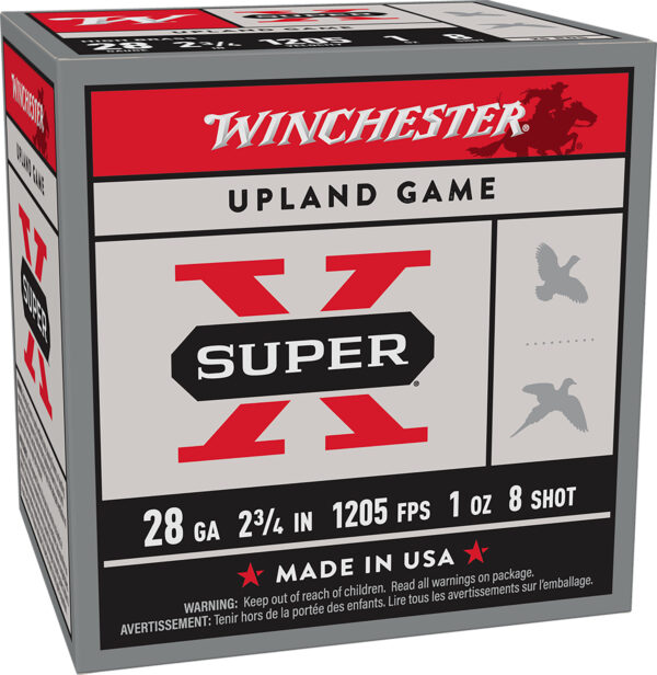 Winchester Ammo X28H8 Super X Heavy Game Load High Brass 28Gauge 2.75" 1oz 8Shot 25 Per Box/10 Case — view 1