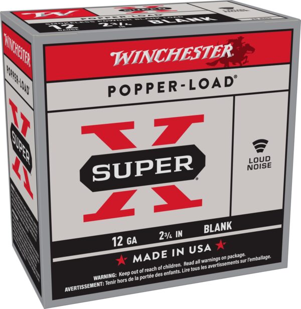 Winchester Ammo XP12 Super X Blank 12Gauge 2.75" 25 Per Box/10 Case — view 1
