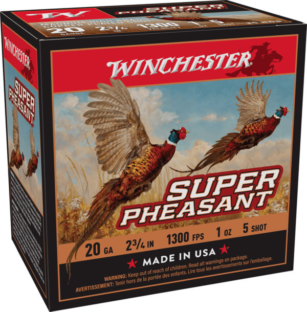 Winchester Ammo X20PH5 Super Pheasant Magnum High Brass 20Gauge 2.75" 5Shot 25 Per Box/10 Case — view 1