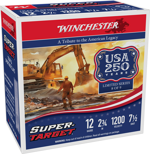 WINCHESTER TARGET 12GA 2.75" - 1-1/8OZ #7.5 1200FPS 250R CASE — view 1