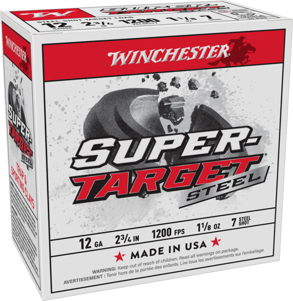 Winchester Ammo TRGT12S7 Super-Target  12Gauge 2.75" 1 1/8oz 7Shot 25 Per Box/10 Case — view 1