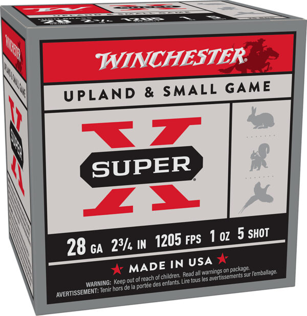 Winchester Ammo X28H5 Super X Heavy Game Load High Brass 28Gauge 2.75" 1oz 5Shot 25 Per Box/10 Case — view 1