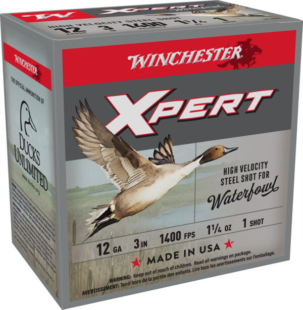 Winchester Ammo WEX123H1 Super X Xpert High Velocity 12Gauge 3" 1 1/4oz 1Shot 25 Per Box/10 Case — view 1
