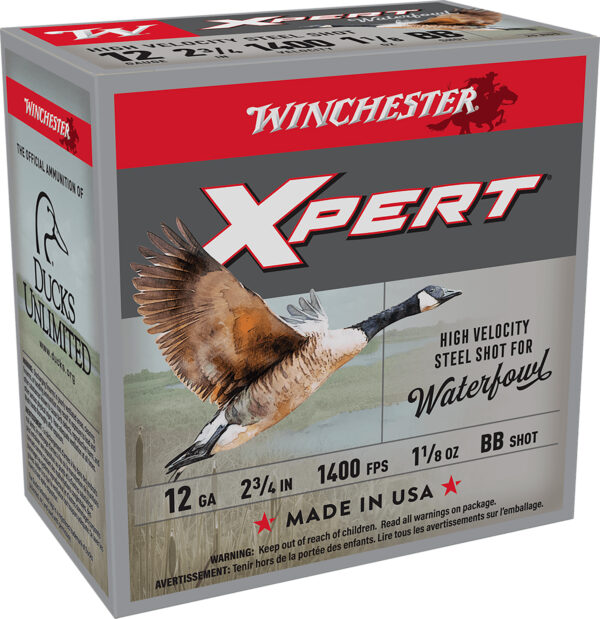 Winchester Ammo WEX12HBB Super X Xpert High Velocity 12Gauge 2.75" 1 1/8oz BBShot 25 Per Box/10 Case — view 1