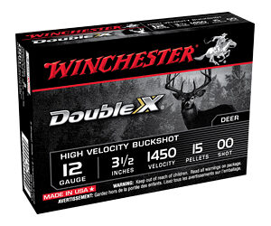 WIN DBLX 12GA 3.5" 00BK 15PLT 5/250