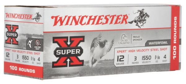 Winchester Ammo WEX1234VP Super X Xpert High Velocity 12Gauge 3" 1 1/8oz 4Shot 100 Per Box/2 Case *Value Pack — view 1