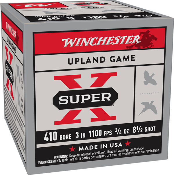Winchester Ammo X413H85 Super X Heavy Game Load High Brass 410Gauge 3" 3/4oz 8.5Shot 25 Per Box/10 Case — view 1