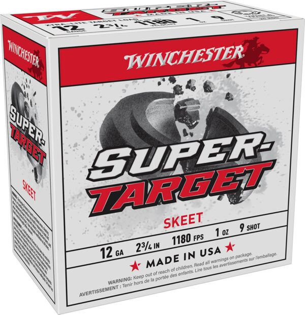 Winchester Ammo TRGTL129 Super-Target Xtra-Lite 12Gauge 2.75" 1oz 9Shot 25 Per Box/10 Case — view 1