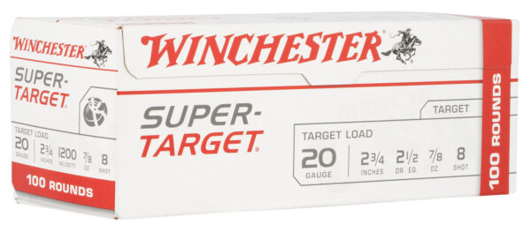Winchester Ammo TRGT208VP Super-Target  20Gauge 2.75" 7/8oz 8Shot 100 Box/2 Case *Value Pack — view 1