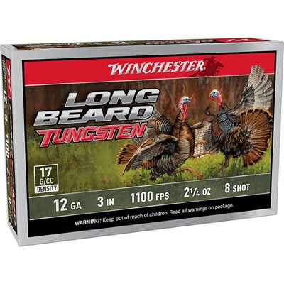 LONG BEARD TUNGSTEN 12GA 3'' 2-1/4OZ #8 SHOT 1100 FPS 5/BOX — view 1