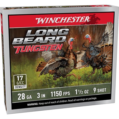 LONG BEARD TUNGSTEN 28GA 3'' 1-1/2OZ #9 SHOT 1150 FPS 5/BOX — view 1