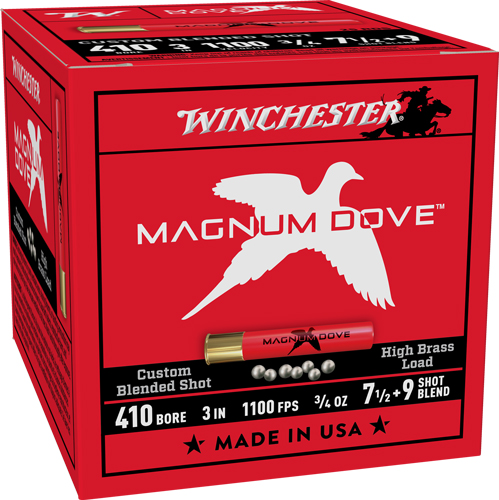 WINCHESTER MAGNUM DOVE 410 - 3" 3/4OZ #7.5&9 25RD 10BX/CS — view 1