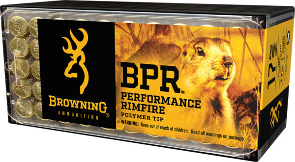 Browning Ammo B195117050 BPR Performance Rimfire  17HMR 17gr Polymer Tip 50 Per Box/20 Case — view 1