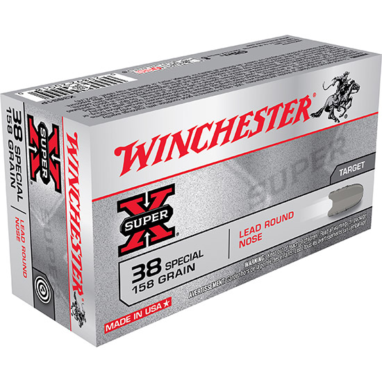 WIN SUPER-X 38SPL 158GR LEAD RN 50/10 — view 1