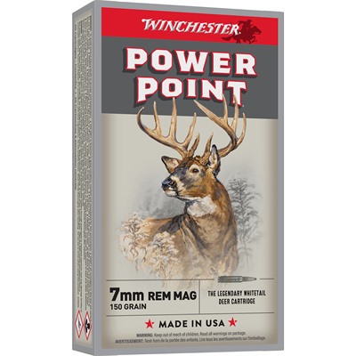 7MM REMINGTON MAGNUM 150GR POWER-POINT 20/BOX — view 1