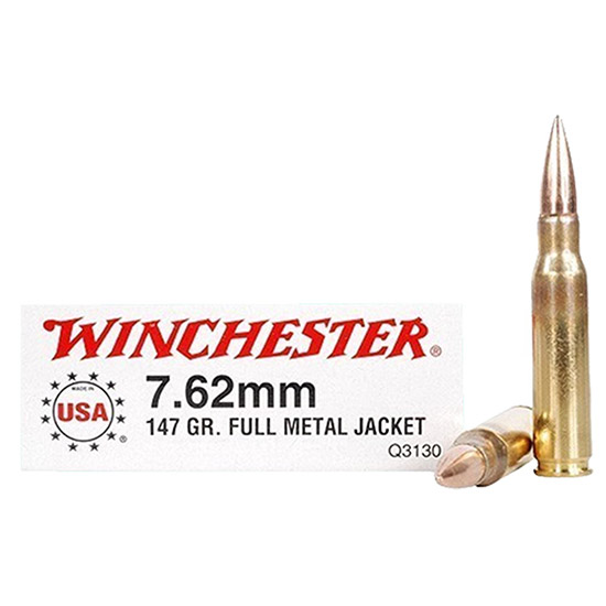 WIN AMMO 7.62 NATO 147GR FMJ 20/10 — view 1