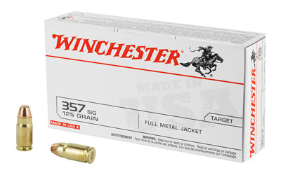 WIN USA 357SIG 125GR FMJ 50/500 — view 1