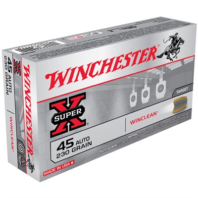 WINCHESTER SUPER-X WINCLEAN 45 AUTO 230GR 50/BX — view 1