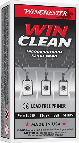 WINCHESTER WINCLEAN 9MM LUGER - 124GR JSP 50RD 10BX/CS — view 1